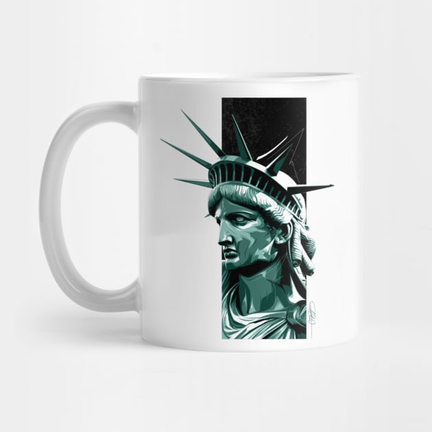 Statue of Liberty by Dark Wing Art